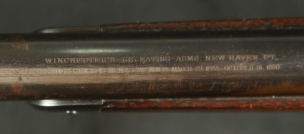 079-0525-H0058, Winchester M-1876 Special Order with letter for short 24 inch round barrel. BUY NOW - Image 19