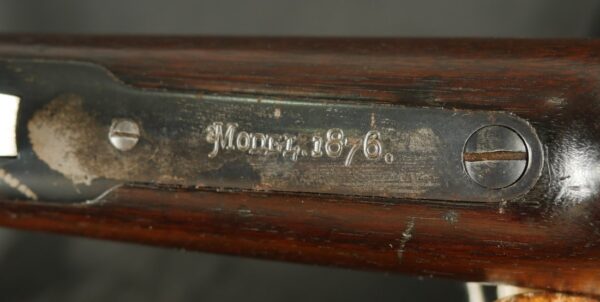079-0525-H0058, Winchester M-1876 Special Order with letter for short 24 inch round barrel. BUY NOW - Image 23