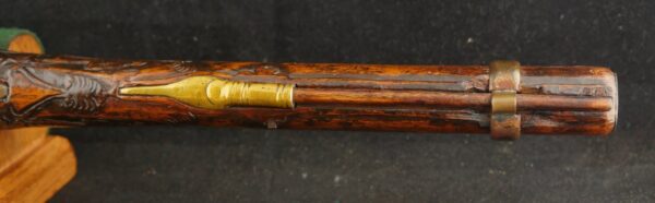 GR-0525-6593, Flint Ottoman Empire Single Shot raise carved pistol. BLOWOUT - Image 8