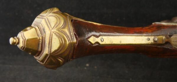 GR-0525-6593, Flint Ottoman Empire Single Shot raise carved pistol. BLOWOUT - Image 10