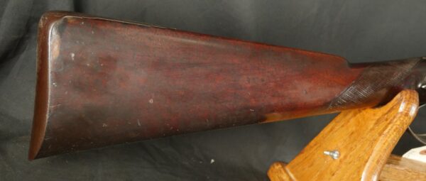 079-0625-9288, British BARBER Antique SxS Double Barrel 20 Ga. FLINTLOCK. BUY NOW - Image 5