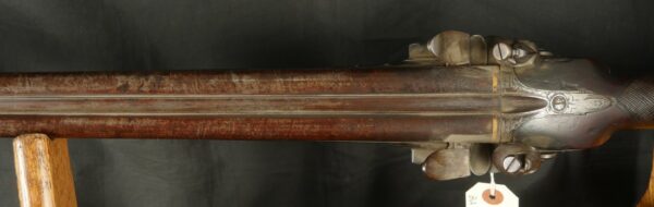 079-0625-9288, British BARBER Antique SxS Double Barrel 20 Ga. FLINTLOCK. BUY NOW - Image 19