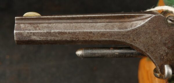 079-0625-9304, Smith and Wesson #1, 2nd Issue, 7 shot .22 with 95% tarnished silver. BLOWOUT - Image 11