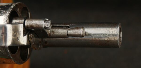079-0625-9308, Continental .32 CF, folding trigger factory engraved revolver. BLOWOUT - Image 8