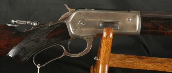 079-0625-DM0005, Winchester M-1886 Checkered Pistol Grip octagon barrel rifle in 45/70. BUY NOW - Image 5
