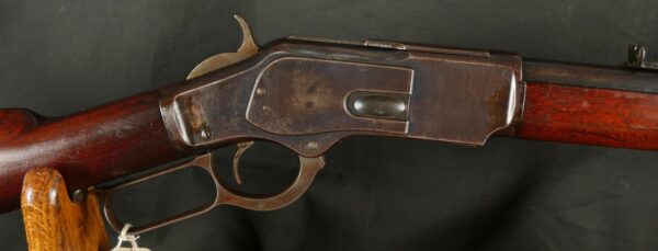 079-0525-7507, Winchester M-1873 44-40 with 80% overall deep to medium blue, and round 24 inch barrel. BUY NOW - Image 6