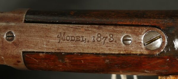 079-0725-7513, Frontier modified Rare Winchester M-1873 Octagon barrel 1st Model in Open Top. BUY NOW - Image 13
