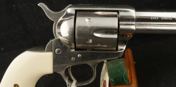 079-0725-7516, Colt SA .44-40 with a re-nickel and replaced composite grips. BUY NOW - Image 6