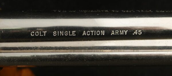 079-0725-7516, Colt SA .44-40 with a re-nickel and replaced composite grips. BUY NOW - Image 7