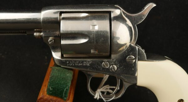 079-0725-7516, Colt SA .44-40 with a re-nickel and replaced composite grips. BUY NOW - Image 13