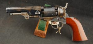 GR-0725-6622, Excellent Early Colt Model 1849 Pocket. 4 inch barrel. 5 shot cylinder. BUY NOW