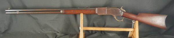 079-0825-D0250, Winchester M-1876 Early 2nd Model round barrel with Thumb Print Dust Cover. BUY NOW - Image 2