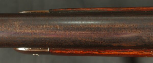 079-0825-D0250, Winchester M-1876 Early 2nd Model round barrel with Thumb Print Dust Cover. BUY NOW - Image 11