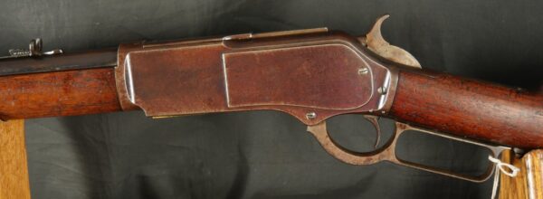079-0825-D0250, Winchester M-1876 Early 2nd Model round barrel with Thumb Print Dust Cover. BUY NOW - Image 6