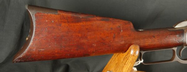 079-0825-D0251, Winchester M-1876 2nd model Round Barrel Rifle with thumb print dust cover. BUY NOW - Image 20
