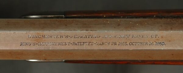 079-0825-D0254, Winchester M-1876 Late 2nd Model with knurling on the dust cover. BUY NOW - Image 11