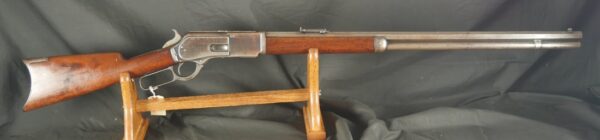 079-0825-D0254, Winchester M-1876 Late 2nd Model with knurling on the dust cover. BUY NOW