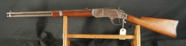 079-0825-D0311, Winchester M-1873 2nd Model Carbine in 44-40, with thumb print dust cover. BUY NOW - Image 2