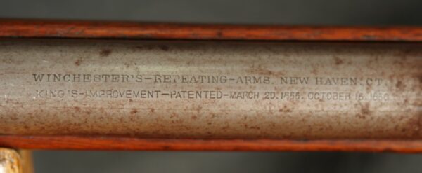 079-0825-D0311, Winchester M-1873 2nd Model Carbine in 44-40, with thumb print dust cover. BUY NOW - Image 12
