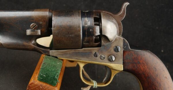 GR-0825-6621, Early 4 Screw Colt Model 1860 Army Refurbished for 9th or 10th Cavalry. BUY NOW - Image 12