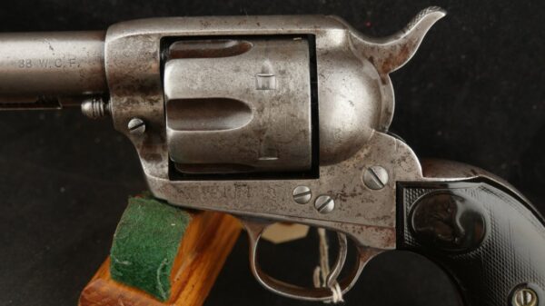 GR-0825-6639, Colt Model 1873 Single Action. .38 WCF, 6 shot with 4 3/4 inch barrel. Antique. BUY NOW - Image 12