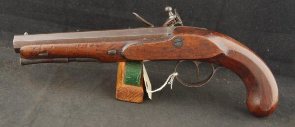 079-0325-W0091, Tocknell English Flint Pistol in .60 cal with 7 1/4 inch barrel. BUY NOW - Image 2