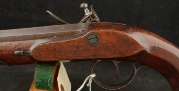 079-0325-W0091, Tocknell English Flint Pistol in .60 cal with 7 1/4 inch barrel. BUY NOW - Image 6