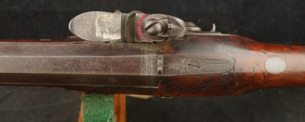 079-0325-W0091, Tocknell English Flint Pistol in .60 cal with 7 1/4 inch barrel. BUY NOW - Image 9