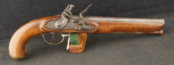 079-1023-8535, Fur Trade Flint Pistol by Sharpe English Flintlock Fur Trade Pistol made early 1800's. BLOWOUT