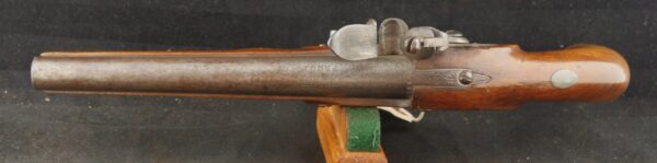 079-1023-8535, Fur Trade Flint Pistol by Sharpe English Flintlock Fur Trade Pistol made early 1800's. BLOWOUT - Image 4