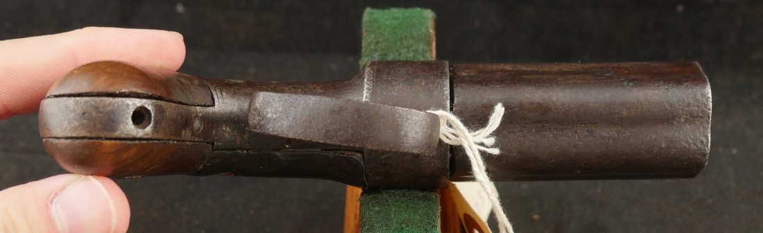 079-1025-0225, Manhattan Pepperbox in near relic condition with very dark patina. BLOWOUT - Image 2