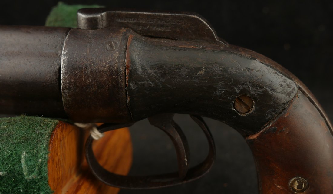 079-1025-0225, Manhattan Pepperbox in near relic condition with very dark patina. BLOWOUT - Image 12