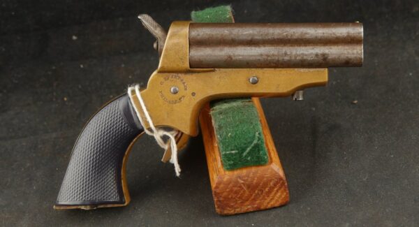 079-1025-P0320, Sharps 2a in .30 RF, 4 shot with mottled gray barrel. BLOWOUT