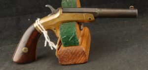 079-1025-P0346, Frank Wesson Single Shot .22 pistol with brass frame. BLOWOUT