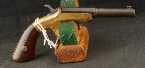 079-1025-P0346, Frank Wesson Single Shot .22 pistol with brass frame. BLOWOUT