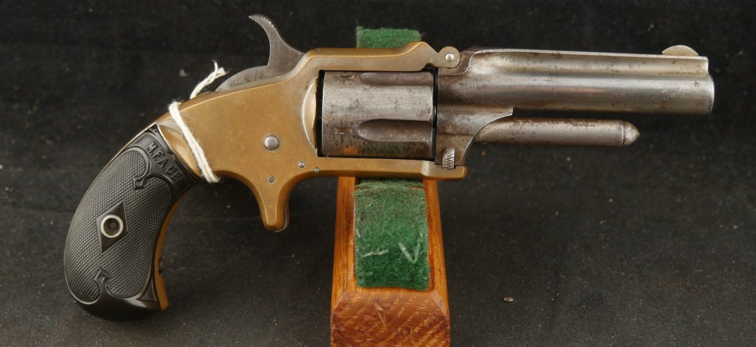 079-1025-P0373, Pre-1890, Marlin No. 32, Standard 1873. 5 shot, .32 RF. BLOWOUT