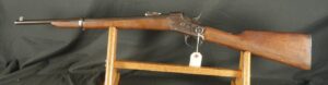 GR-1025-6669, Remington Rolling Block Carbine. 20 inch barrel. I believe it is a 7 MM cal. BLOWOUT