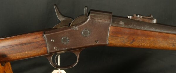 GR-1025-6669, Remington Rolling Block Carbine. 20 inch barrel. I believe it is a 7 MM cal. BLOWOUT - Image 18