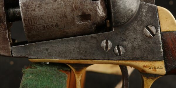 GR-1025-6686, Colt Model 1849 Pocket, .31 cal, 5 shot with 4 inch barrel. BLOWOUT - Image 13