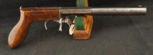 GR-1025-6690, New England Under Hammer boot pistol with long 7 inch barrel. BLOWOUT