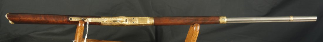 GR-1025-6650, Spectacular Custom Engraving on a Winchester Model 1866 3rd model. BUY NOW - Image 3