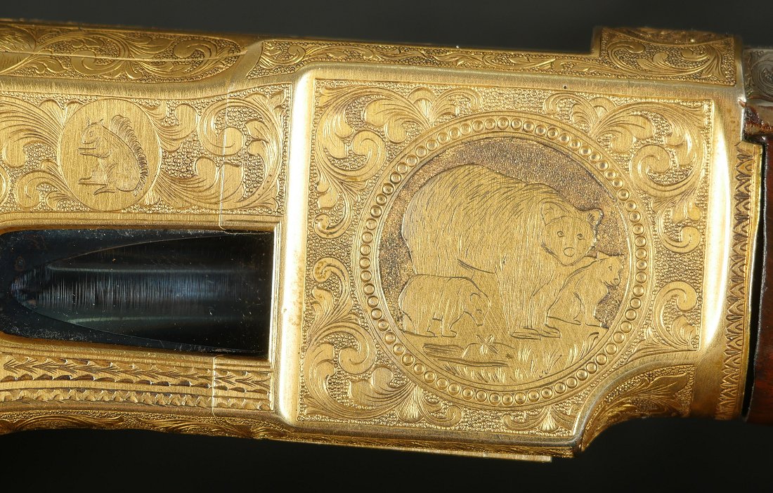 GR-1025-6650, Spectacular Custom Engraving on a Winchester Model 1866 3rd model. BUY NOW - Image 8