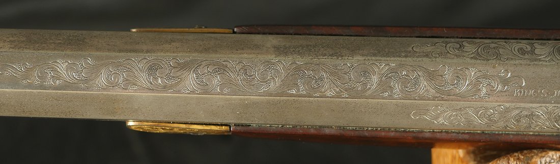 GR-1025-6650, Spectacular Custom Engraving on a Winchester Model 1866 3rd model. BUY NOW - Image 39