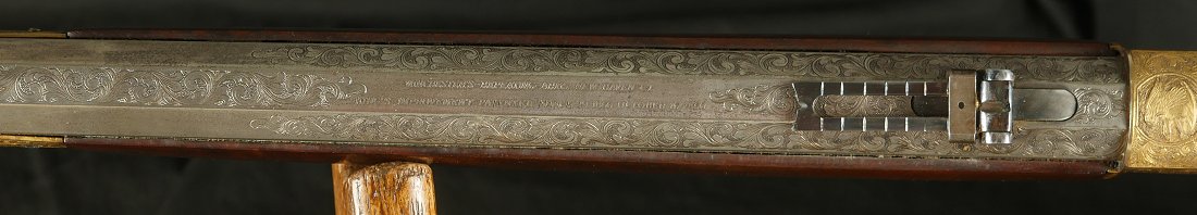 GR-1025-6650, Spectacular Custom Engraving on a Winchester Model 1866 3rd model. BUY NOW - Image 40