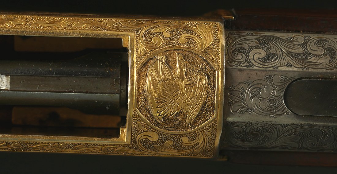 GR-1025-6650, Spectacular Custom Engraving on a Winchester Model 1866 3rd model. BUY NOW - Image 15