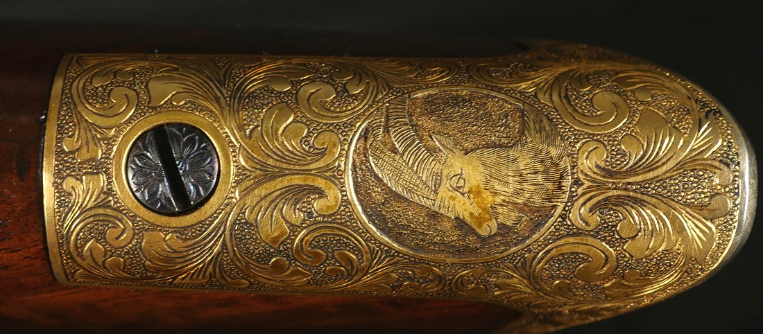 GR-1025-6650, Spectacular Custom Engraving on a Winchester Model 1866 3rd model. BUY NOW - Image 17