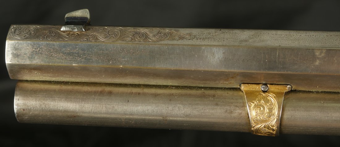 GR-1025-6650, Spectacular Custom Engraving on a Winchester Model 1866 3rd model. BUY NOW - Image 21