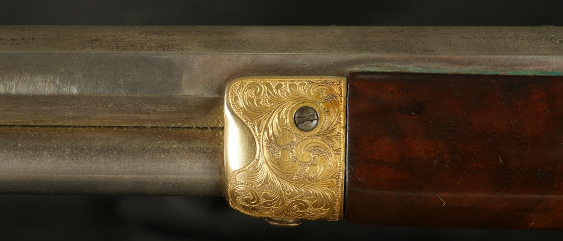 GR-1025-6650, Spectacular Custom Engraving on a Winchester Model 1866 3rd model. BUY NOW - Image 23