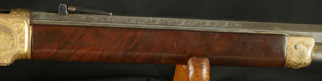 GR-1025-6650, Spectacular Custom Engraving on a Winchester Model 1866 3rd model. BUY NOW - Image 25