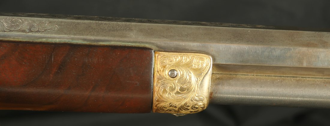 GR-1025-6650, Spectacular Custom Engraving on a Winchester Model 1866 3rd model. BUY NOW - Image 26